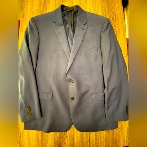 Lauren by Ralph Lauren navy men’s suit blazer jacket size 46 R